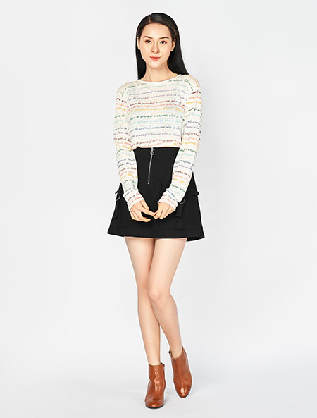 Áo sợi len linen dệt má in họa tiết - Hình ảnh 2