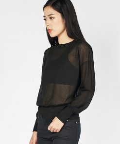 Alternative view of Áo len rulex cổ lửng